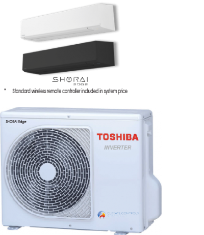 Toshiba RAS High-Wall Inverter Split System - SHORAI Edge